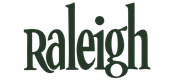 Raleigh logo in forest black tone